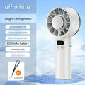 Xiaomi 5200mah Handheld Fan Electric Hand Fans Ice Compress High-speed Cooling USB Rechargeable Portable LED Digital Display