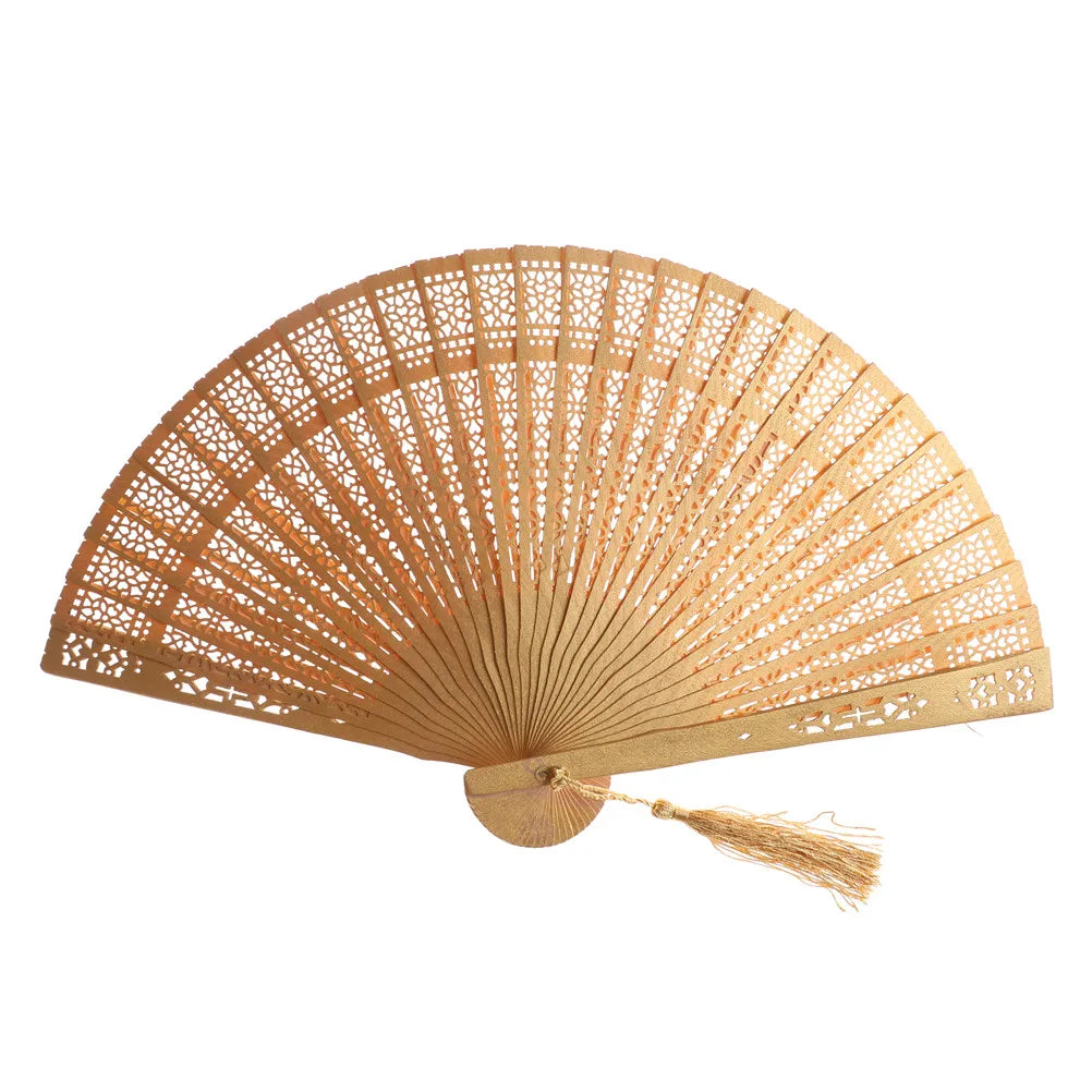Vintage Folding Fan Hand Fans for Women Dance Fan Wooden Fold Fan Dancing Hand Fans Wedding Gift for Guests Party Decorations