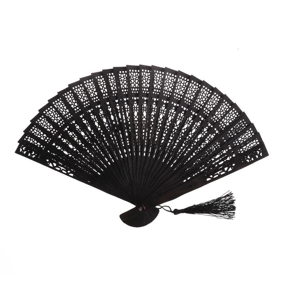 Vintage Folding Fan Hand Fans for Women Dance Fan Wooden Fold Fan Dancing Hand Fans Wedding Gift for Guests Party Decorations