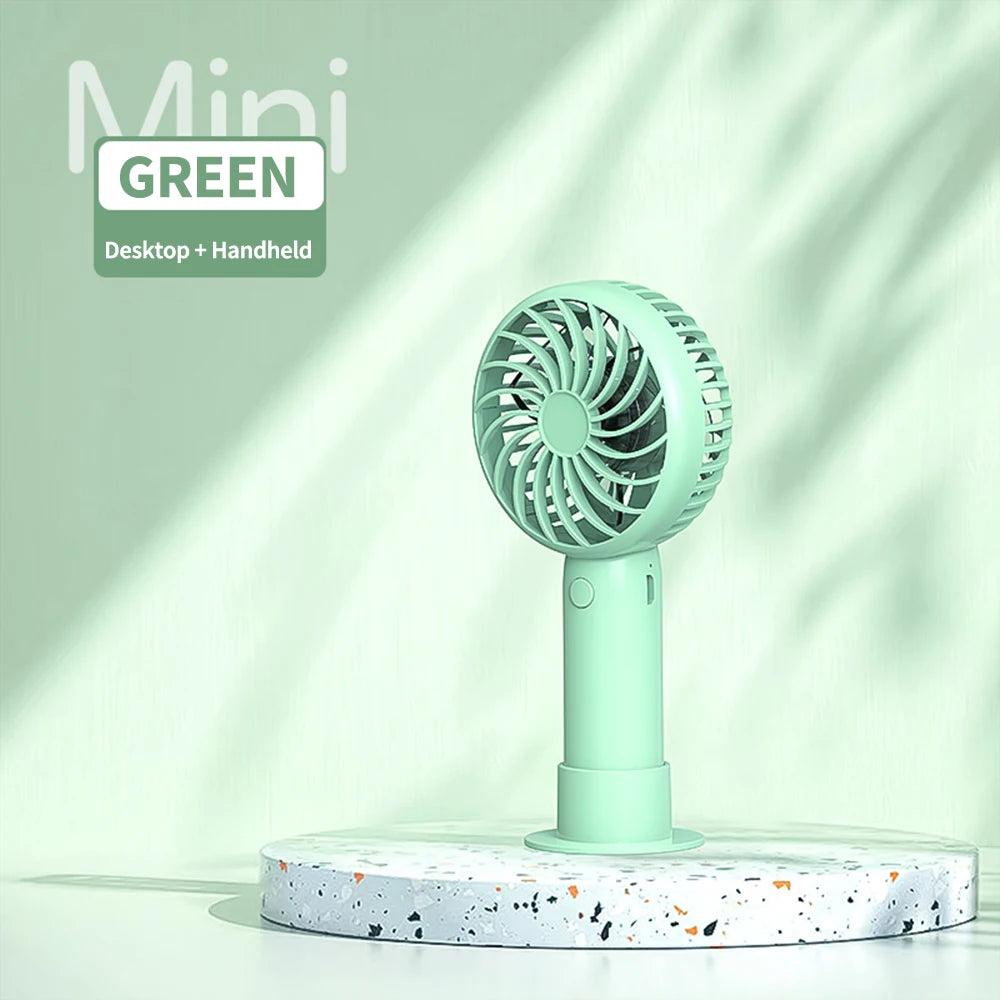 Portable Fan Rechargeable Convenient Creative Small Fan Pocket Hand-held Fan Lightweight Handheld Mini Fan Air Coolers