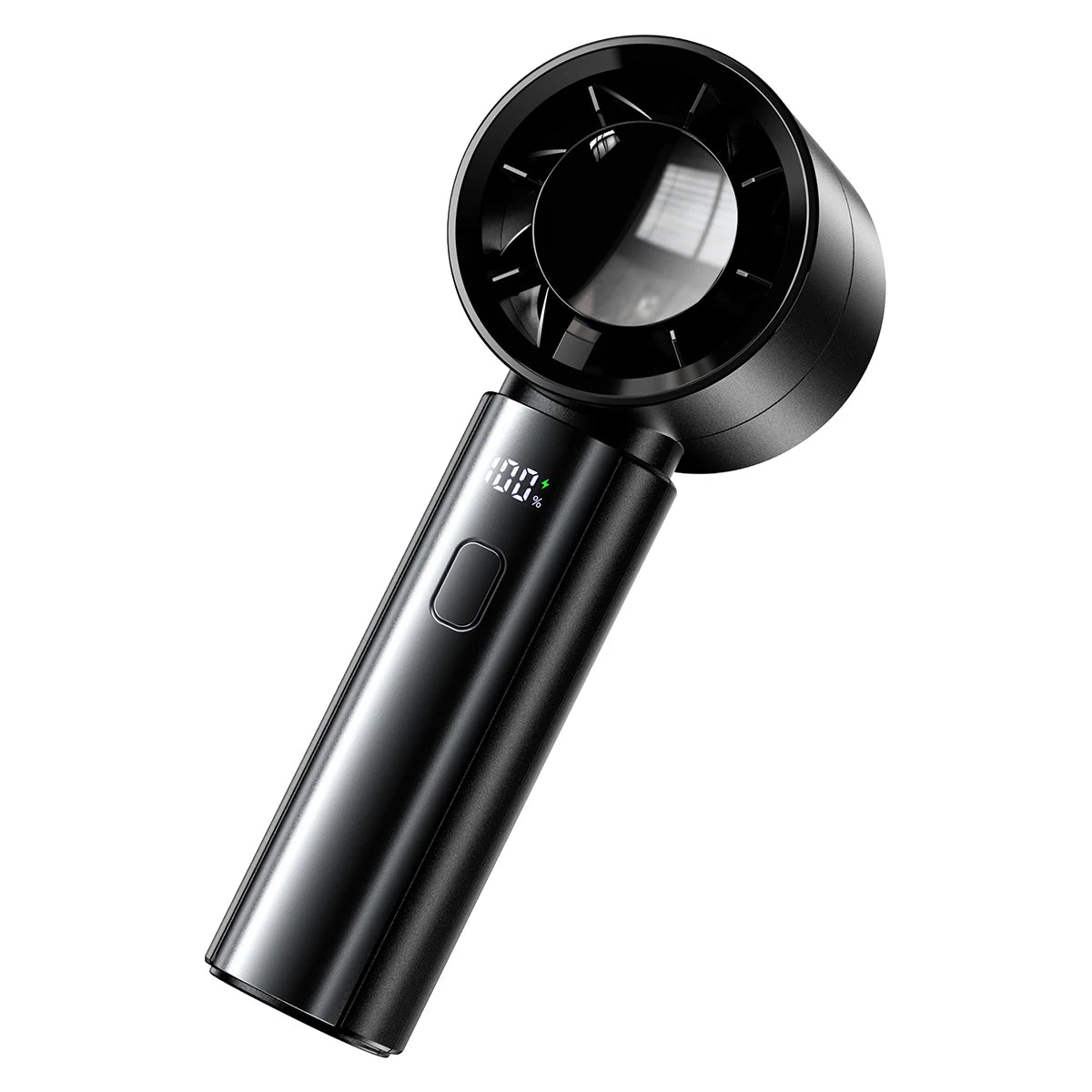 coldSky Portable Handheld Fan 4000mAh Battery Operated with LED Display Handheld Personal Small Fan 5 Speed Mini Fan for Travel