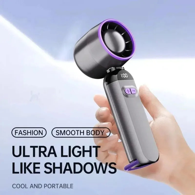 Foldable Handheld Small USB Charging Fan Portable Lashes Fan Eyelash Glue Dedicated Dryer for Women Lash Supplies Makeup Tools