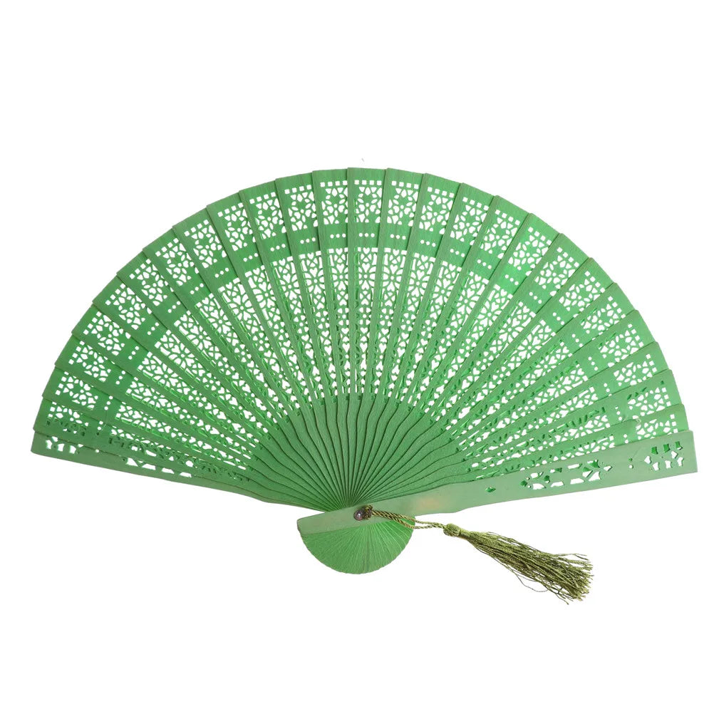 Vintage Folding Fan Hand Fans for Women Dance Fan Wooden Fold Fan Dancing Hand Fans Wedding Gift for Guests Party Decorations