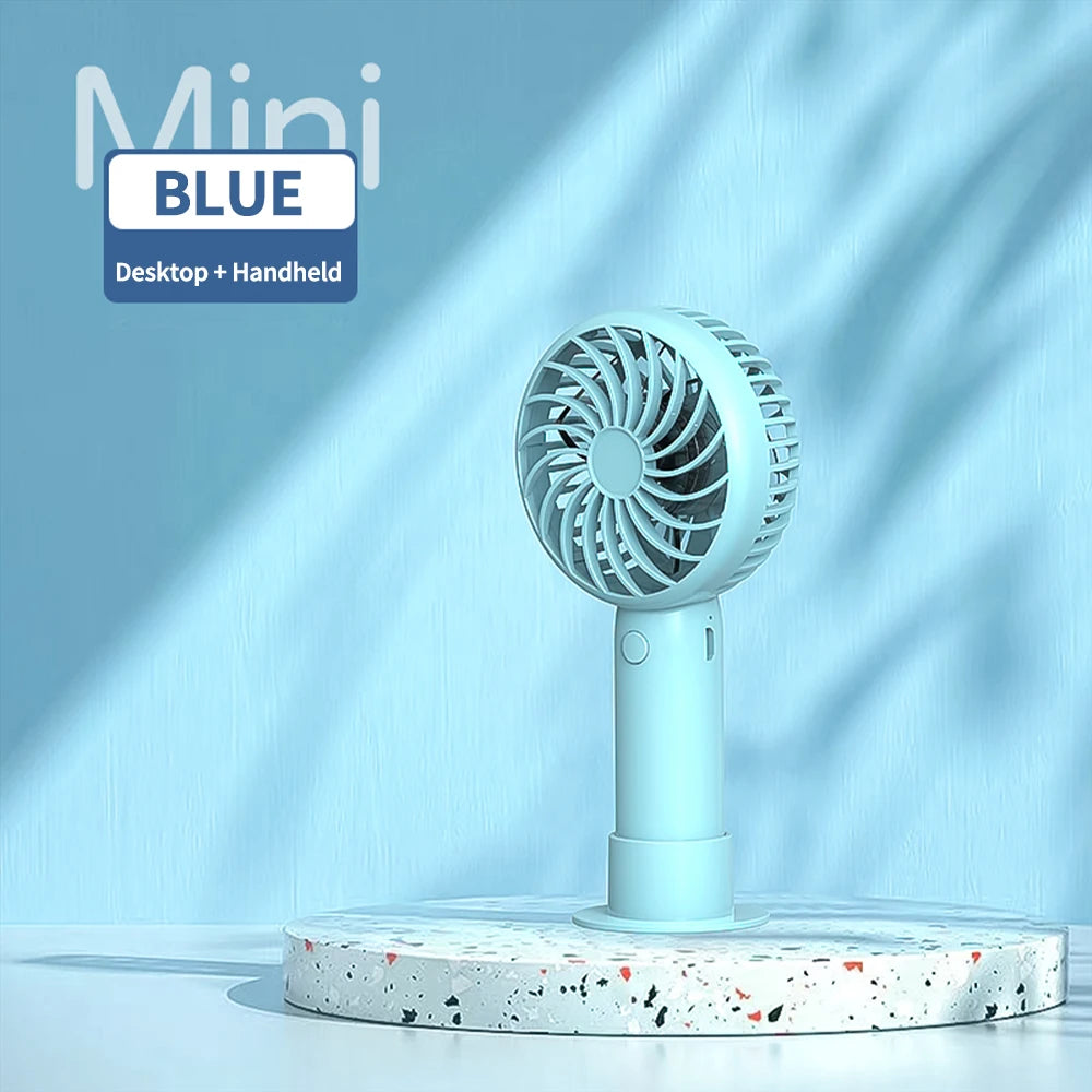 Portable Fan Rechargeable Convenient Creative Small Fan Pocket Hand-held Fan Lightweight Handheld Mini Fan Air Coolers