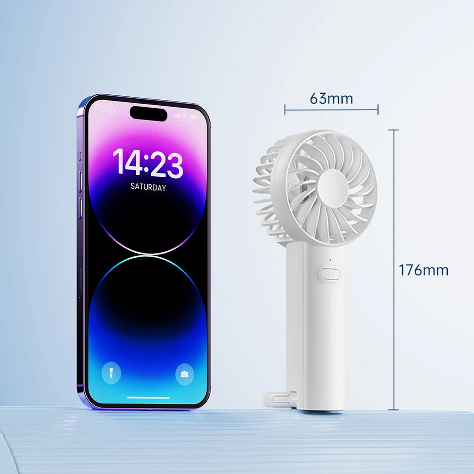 Cute Mini Fan Portable Handheld Fan Lightweight Handy Fan Pocket Low Noise Small Electric Fans For Student Gift Outdoor Fans New
