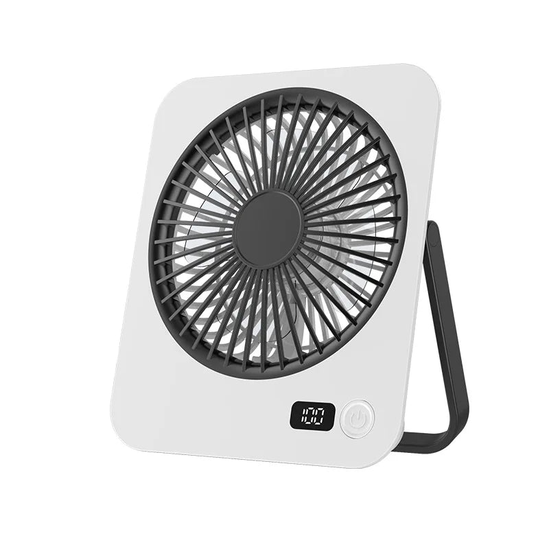 Summer Portable Ice Compress Handheld Turbo Fan 3 Wind Speeds Adjustable Mini Personal Fan Battery Operated Electric Fan