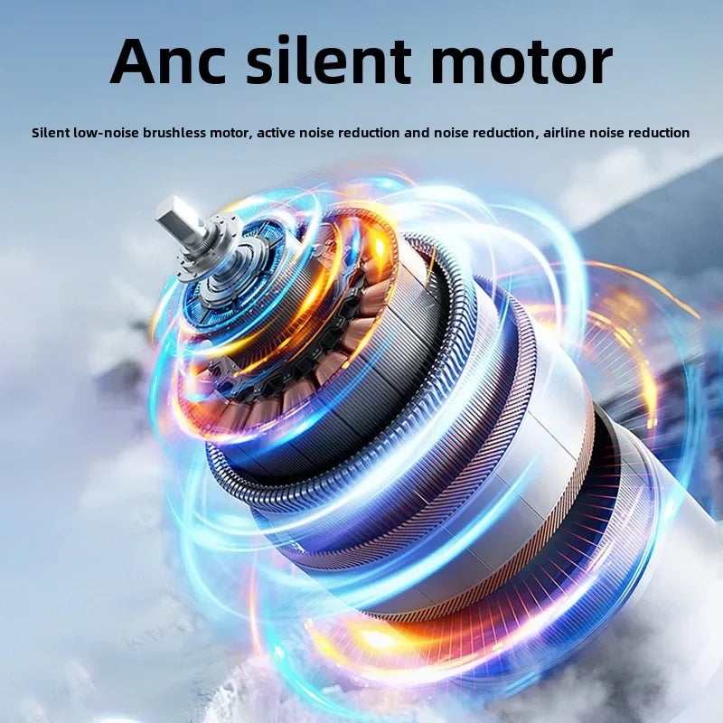 Xiaomi 5200mah Handheld Fan Electric Hand Fans Ice Compress High-speed Cooling USB Rechargeable Portable LED Digital Display