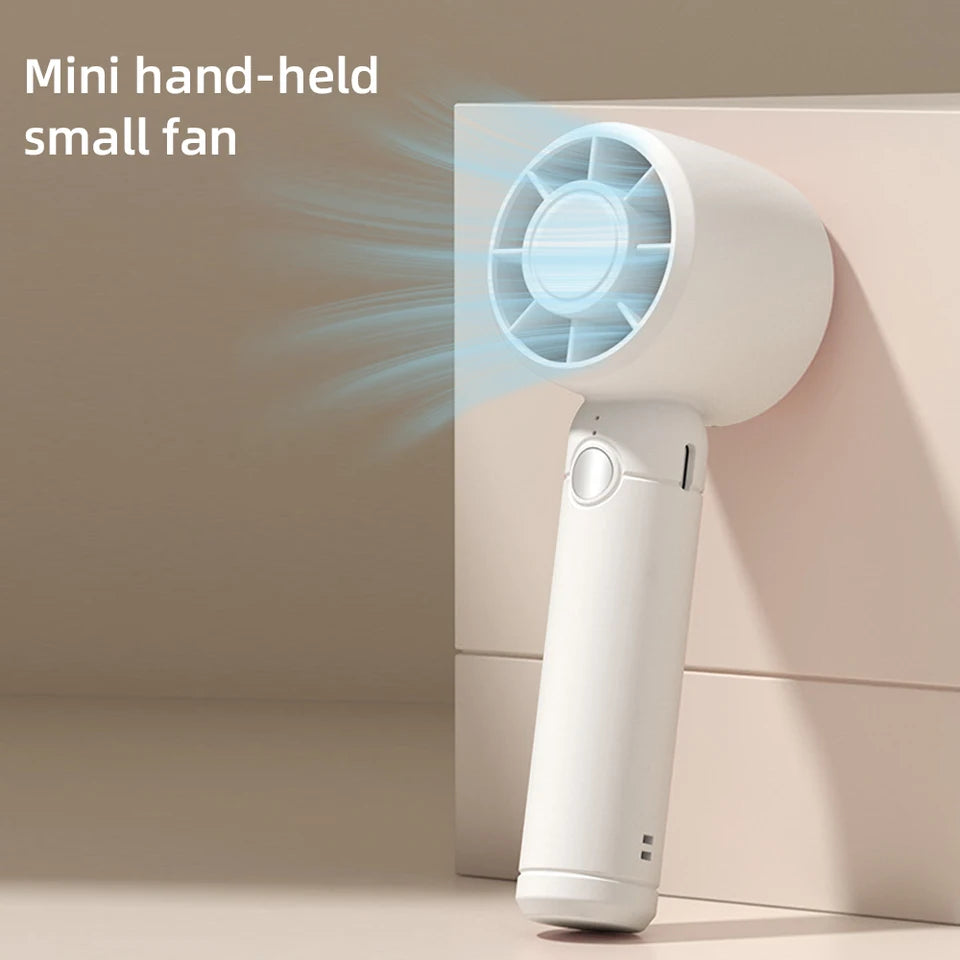 2025 USB Rechargeable Mini Fan | Portable Handheld Cooling for Office & Travel