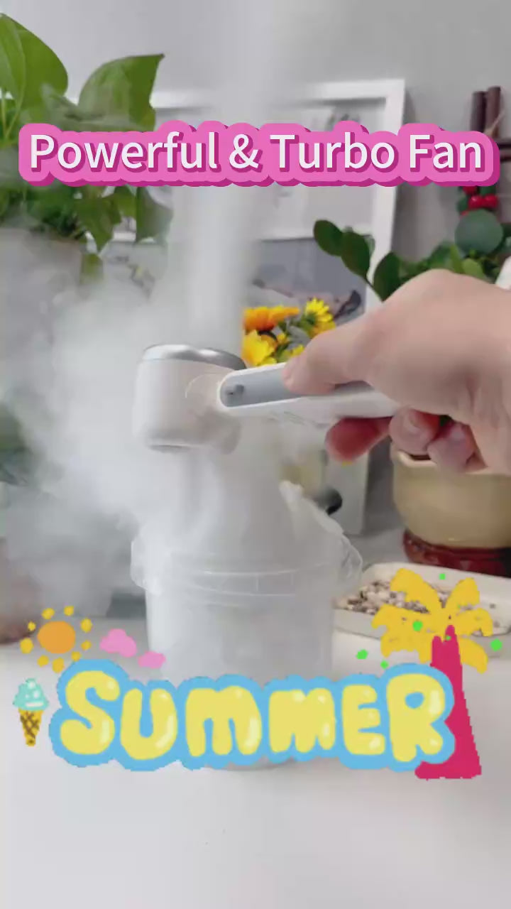 2025 Popular Portable Handheld Turbo Fan, 5 Gear Wind Hand Fan, Handheld Fan, Portable Mini Hand Fans, USB Rechargeable Turbo Fa